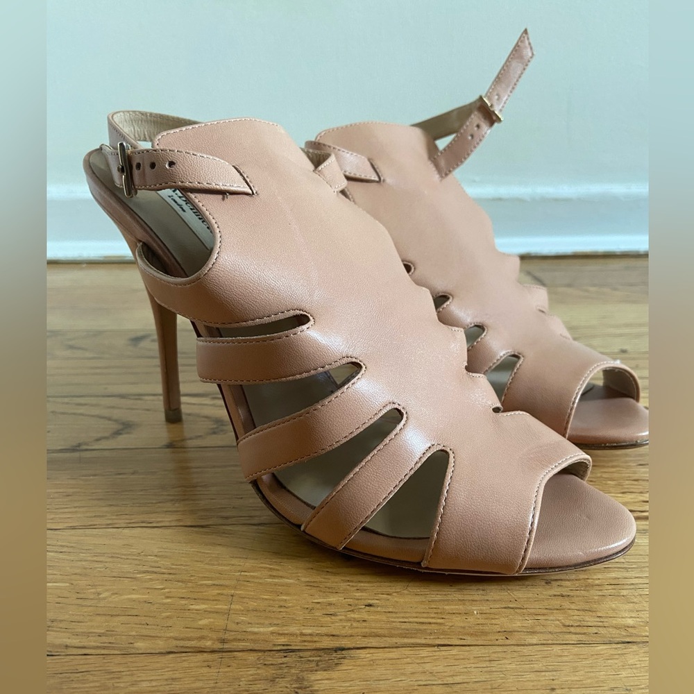 L.K Bennett tan heels in size 10.5 EUR 41 heels
